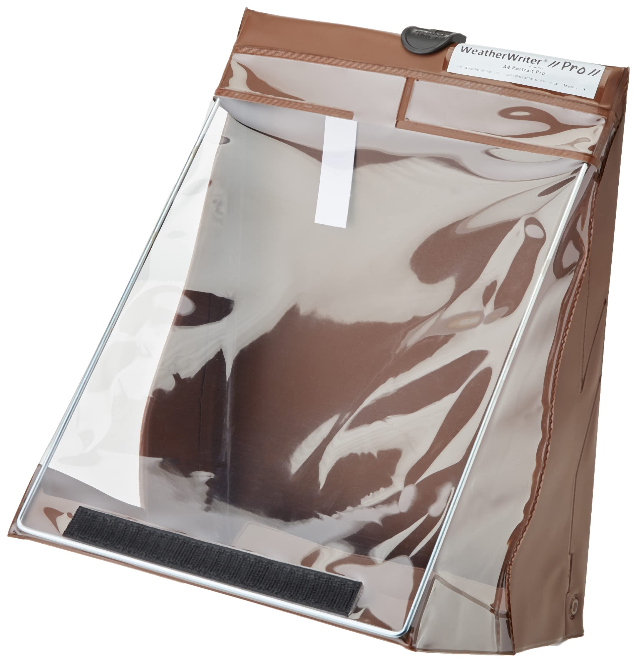 WeatherWriter WA4P/BN A4 Portrait PRO Original Waterproof Clipboard - Chestnut Brown
