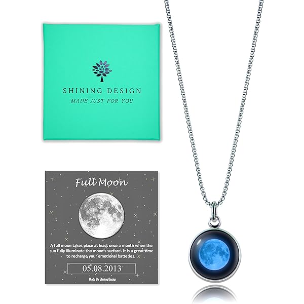 【Blue Moon様】ネックレス Amazon.com: Element 83 Once in a Blue Moon Necklace – Handmade