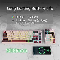 K68 Pro Gaming Keyboard, Layout Compact Wireless