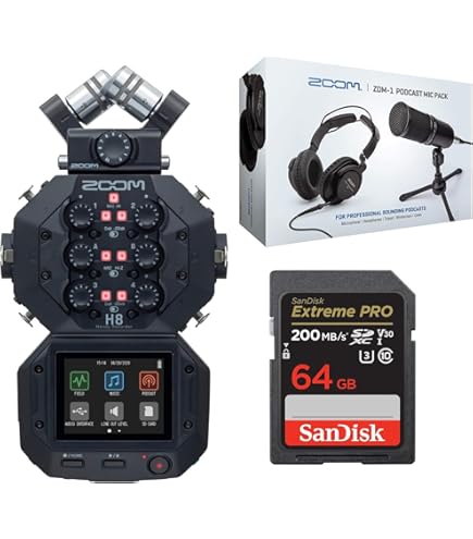 Amazon.com: Zoom H8 Handy Recorder Bundled with Bluetooth Adapter