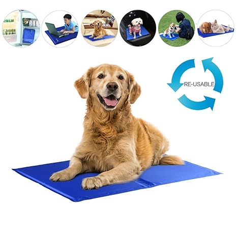 Magic Cool Cooling Gel Pad Pillow Cooling Mat Laptop Cushion Yoga