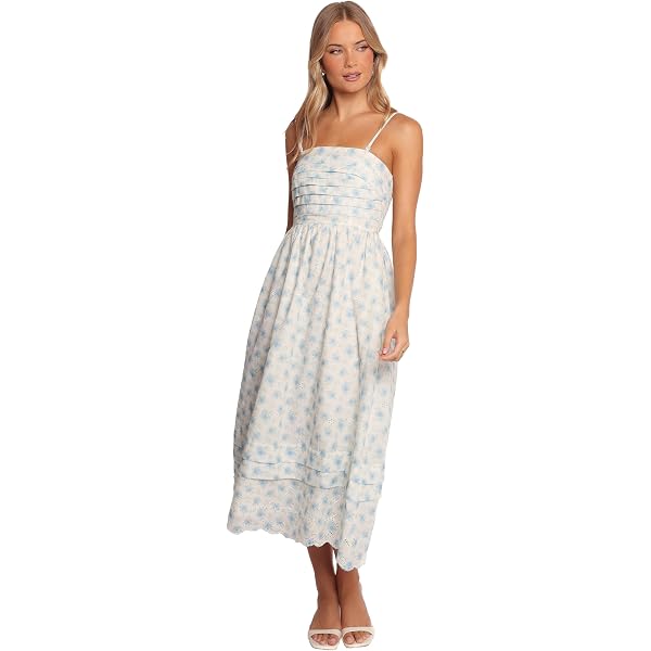 una midi dress Una Midi Dress - Light Denim