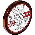 APT High Temperature Polyimide Tape, Multiple Size Heat Tape, Kapton Tape, Excellent for Sublimation, Heat Transfer, High Tem