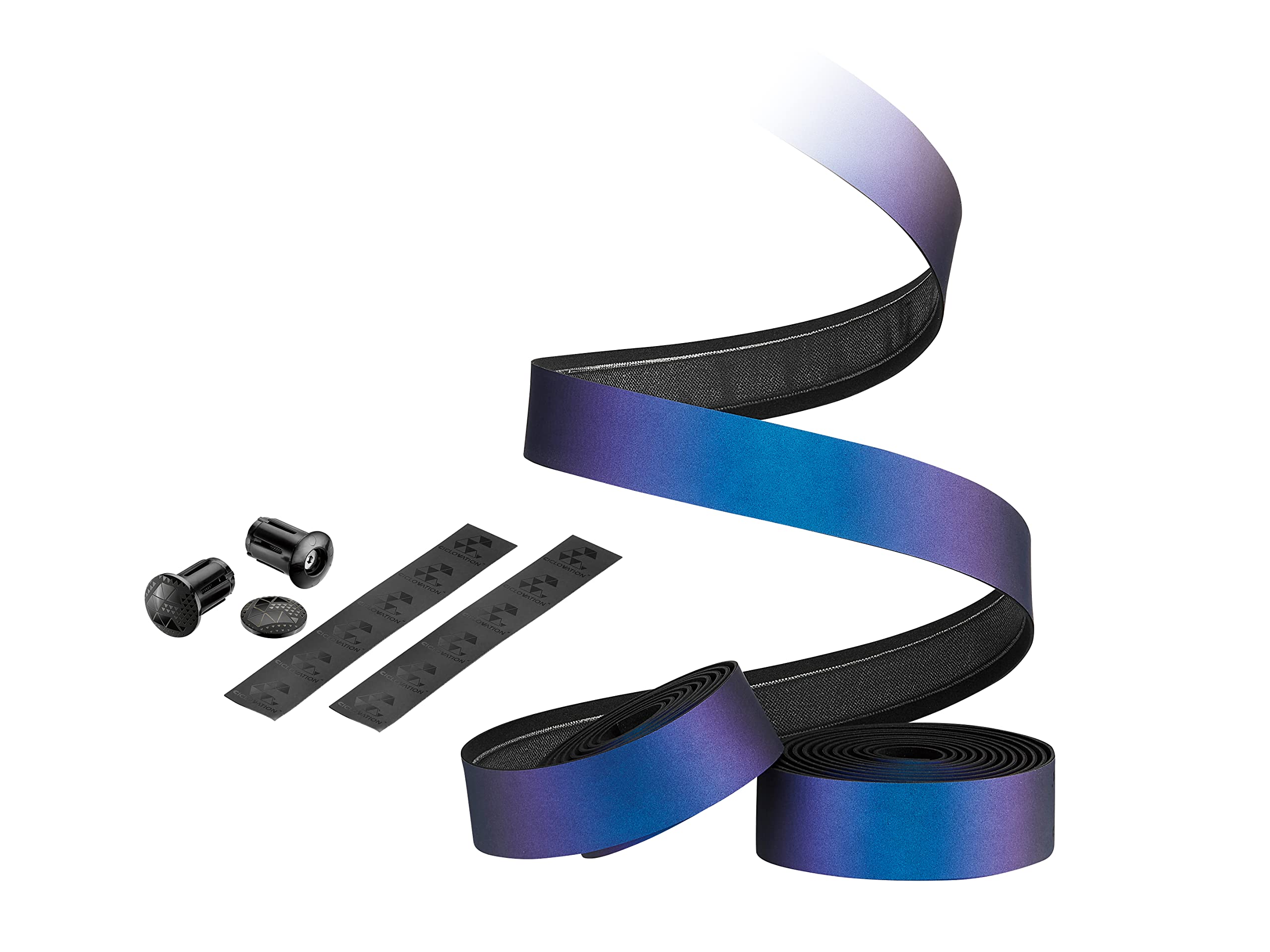 Ciclovation Bar Tape, Poly Touch_Cosmic Haze, Synthetic Leather with a Jewelled Pattern That is Attractive, Durable and Exhibits Excellent Performance in All Conditions, T.3 mm/W.30 mm/L.2000 mm