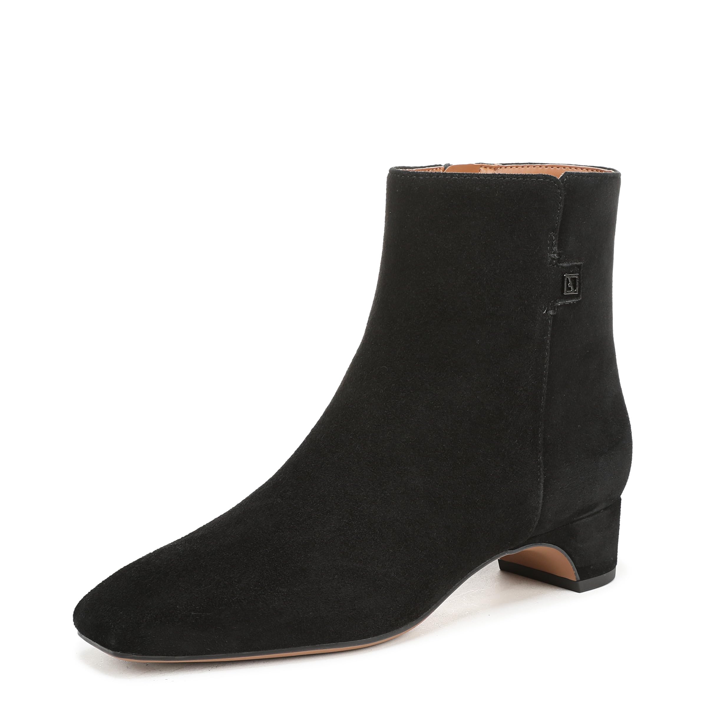 Franco Sarto Womens Luella Ankle Boot Black Suede 9.5 M