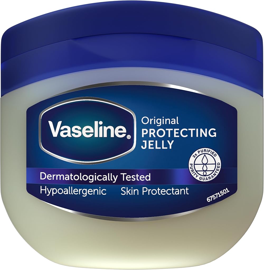 Vaseline Original Pure Petroleum Jelly 50ml Skin Protectant Dry Skin Moisturiser