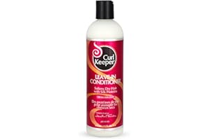 Curl Keeper Leave-In Conditioner for Curly Hair, 12 Fl Oz - All-Day Lightweight Moisture for All Curl Types - Softens Dry Hai