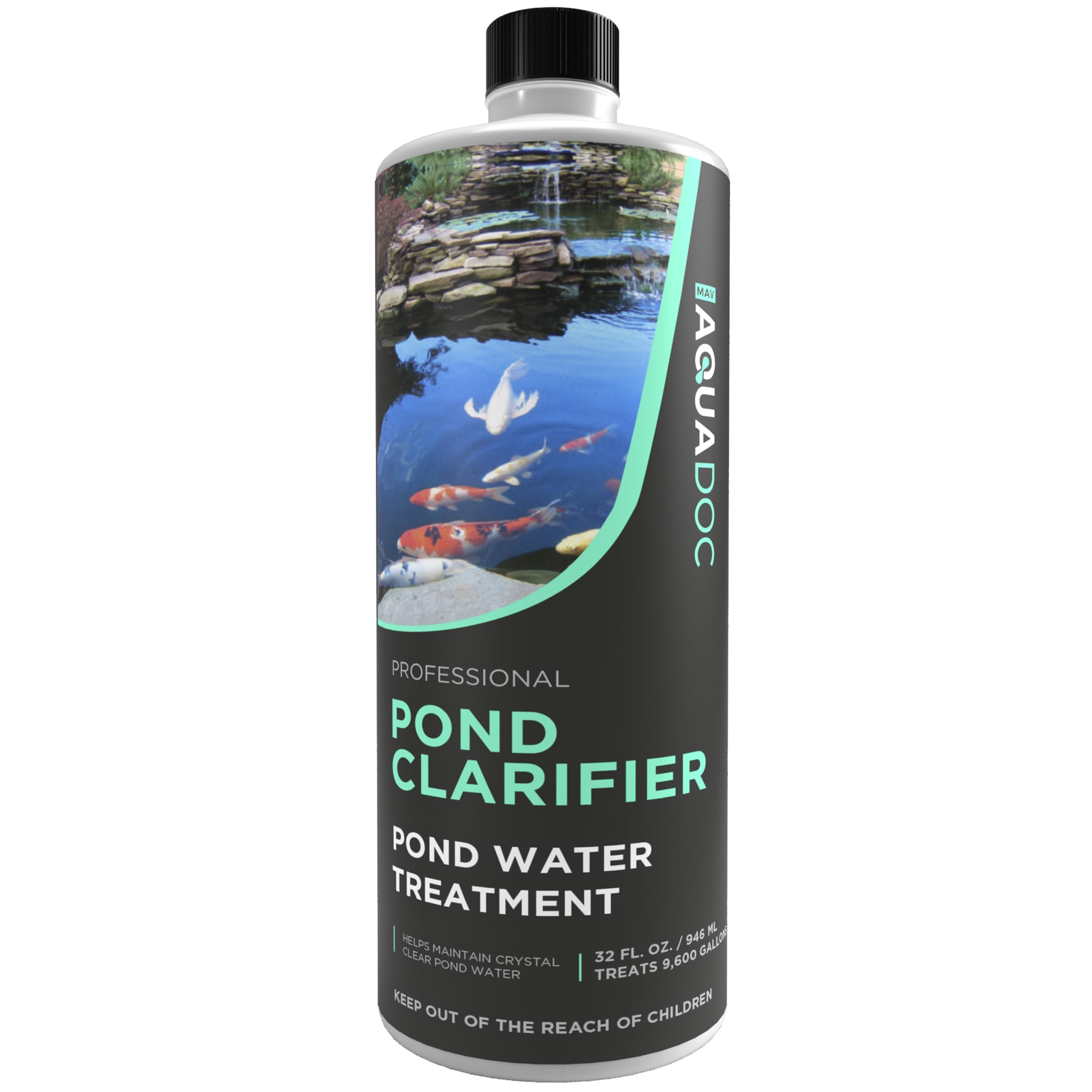 Photo 1 of Pond Clarifier - Fish-Friendly Koi Pond Water Clarifier to Quickly Clear Murky Pond Water and Remove Pond Sludge with Natural Enzymes - Fish Pond Water Treatment - AquaDoc Pond Supplies