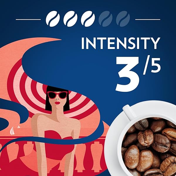 LAVAZZA DOLCEVITA CLASSICO WHOLE BEAN COFFEE 12OZ BAG, MEDIUM ROAST, RICH AND FULL-BODIED, INTENSITY 3/5, ARABICA AND ROBUSTA, IDEAL FOR DRIP BREWERS, (PACK OF 1) – PACKAGE MAY VARY