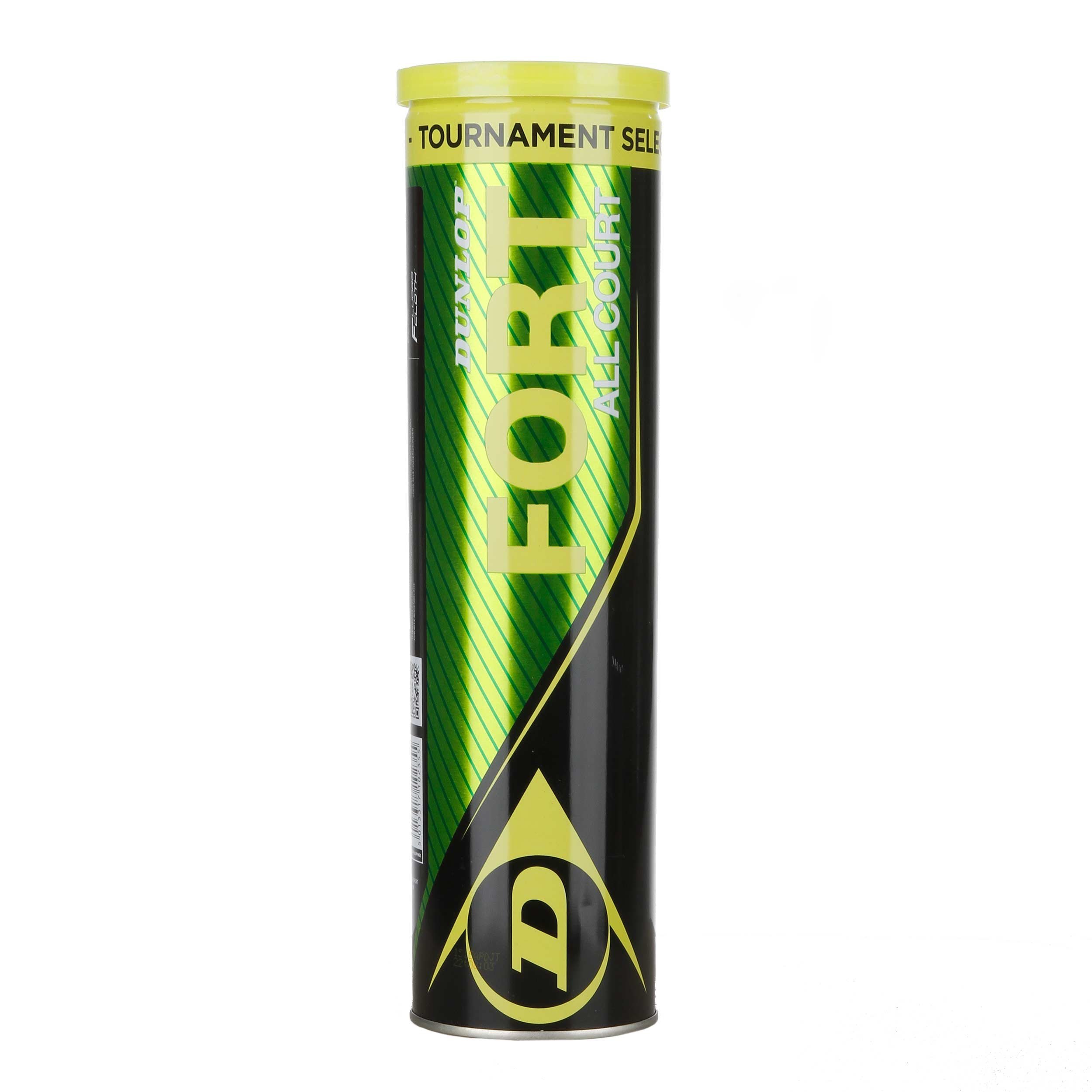 DUNLOP Fort Clay Court Tube of 4 Tennis Balls