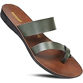 Aerosoft Womens Slides Slip On Comfort with Arch Support Slides for Women Summer Yoga Mat Walking Ladies Flat Sandals (Violet Green Size 7)