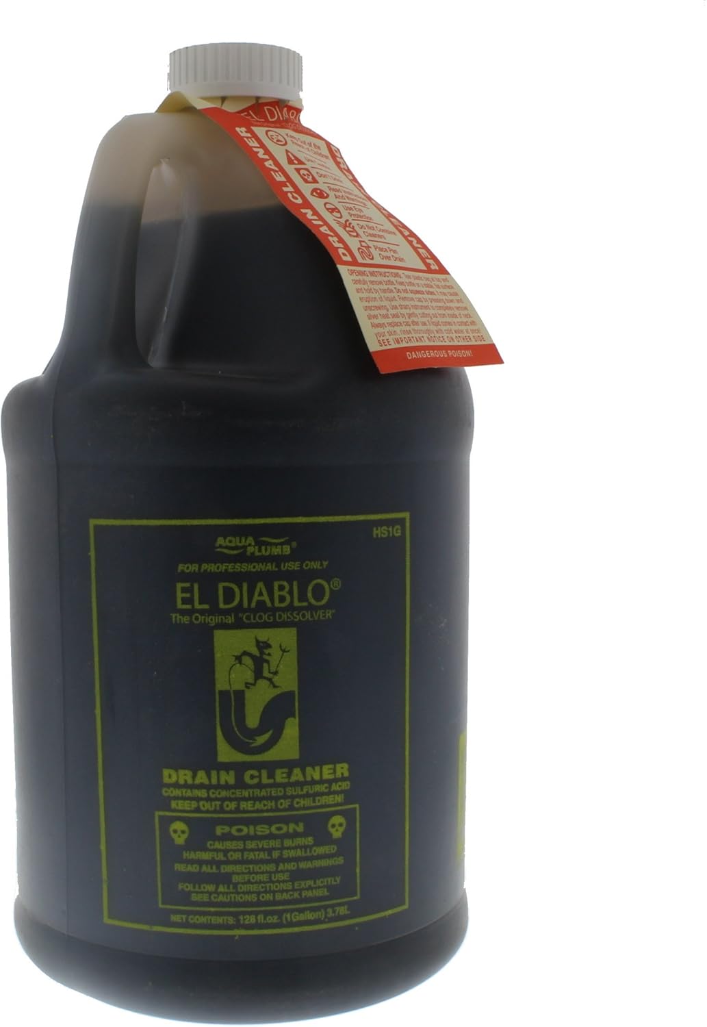 Aqua Plumb HS1G 1 Gallon Liquid El Diablo Drain Cleaner Amazon.ca