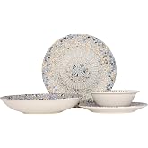 Bonna Dinnerware Set - Luca Mosaic - 24 pieces - 6 Persons - Porcelain
