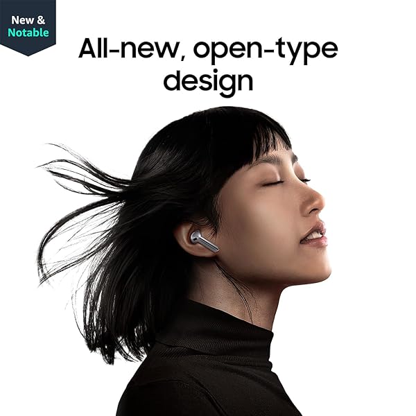 SAMSUNG GALAXY BUDS 3 AI TRUE WIRELESS BLUETOOTH EARBUDS, OPEN TYPE FIT, ACTIVE NOISE CANCELLATION, 360 AUDIO, TOUCH CONTROL, SILVER [US VERSION, AMAZON EXCLUSIVE, 2YR WARRANTY]