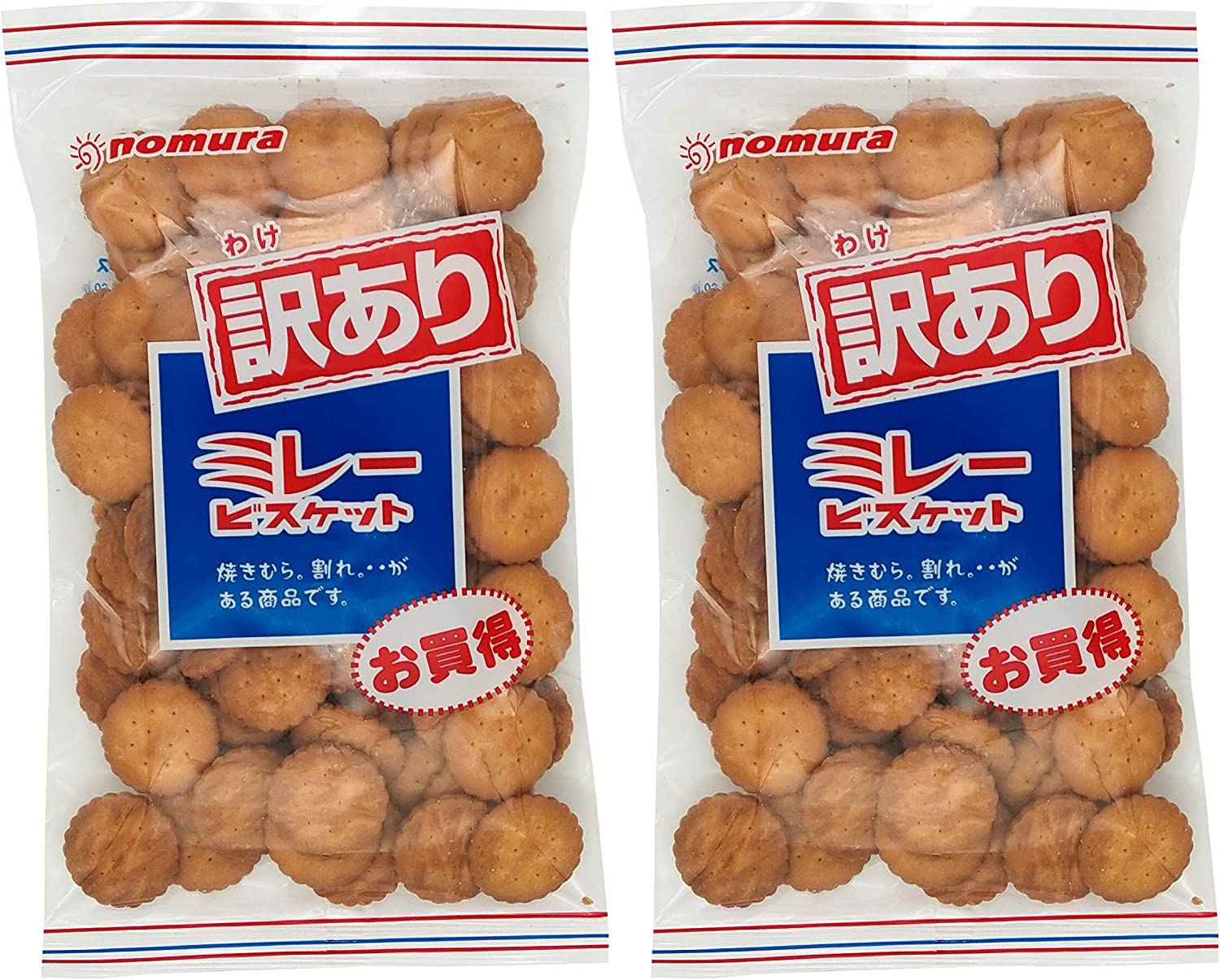 のむら 訳ありミレービスケット (220g×2袋)商品画像