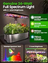 LETPOT LPH-SE 12 Pod Smart Hydroponic Garden Indoor Kit LED 24W App view 6