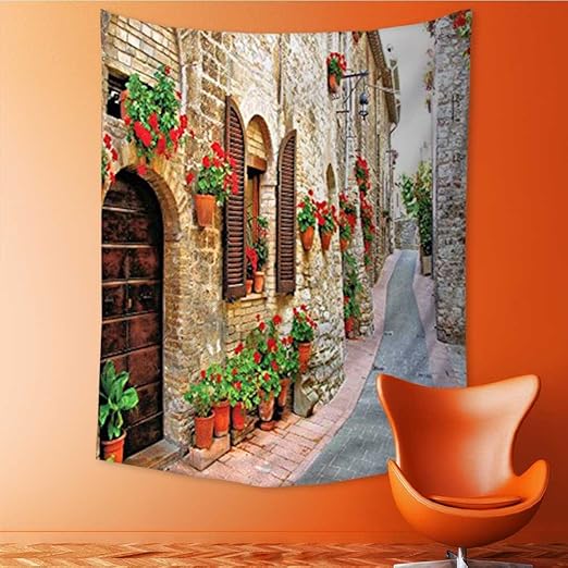 Tapiz Para Decoracion De Pared Diseno De La Toscana Con Piedra Y