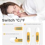 femometer Digital Thermometer Oral/Rectal/Underarm Orange Kids Adults view 6