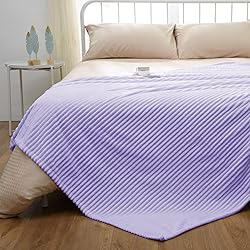 Vessia Flannel Fleece Throw Blanket for