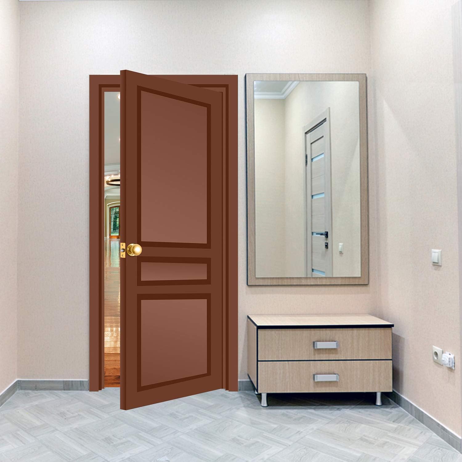 XFORT® Adjustable Roller Catch, Polished Brass Roller Ball Door Latch, Door Closer When Locking is not Required - Image 5
