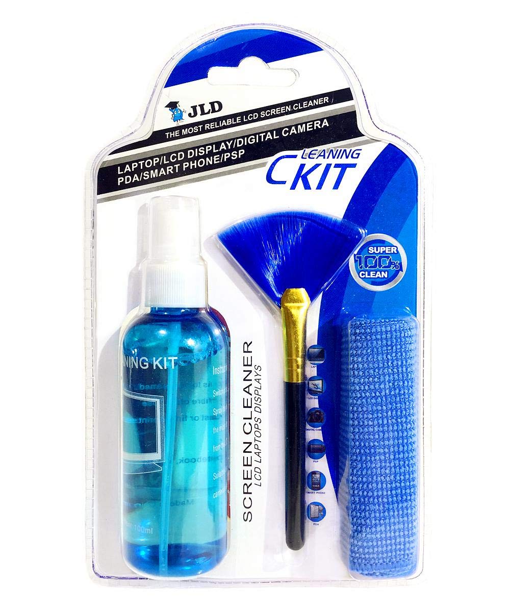 JLD 3 in 1 Gel Screen Cleaning Kit for LCD Laptop Displays Mobile & PSP