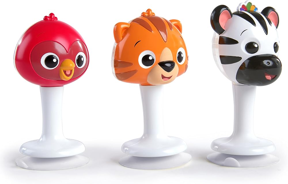 Baby Einstein Rattle & Jingle Trio High Chair Suction Toys Set 6 Months+