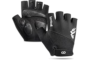 Lamicall Bike Gloves for Men Women - [Anti-Slip Shock-Absorbing Pad] Exercise Gloves, Breathable Materials, Cycling Gloves fo