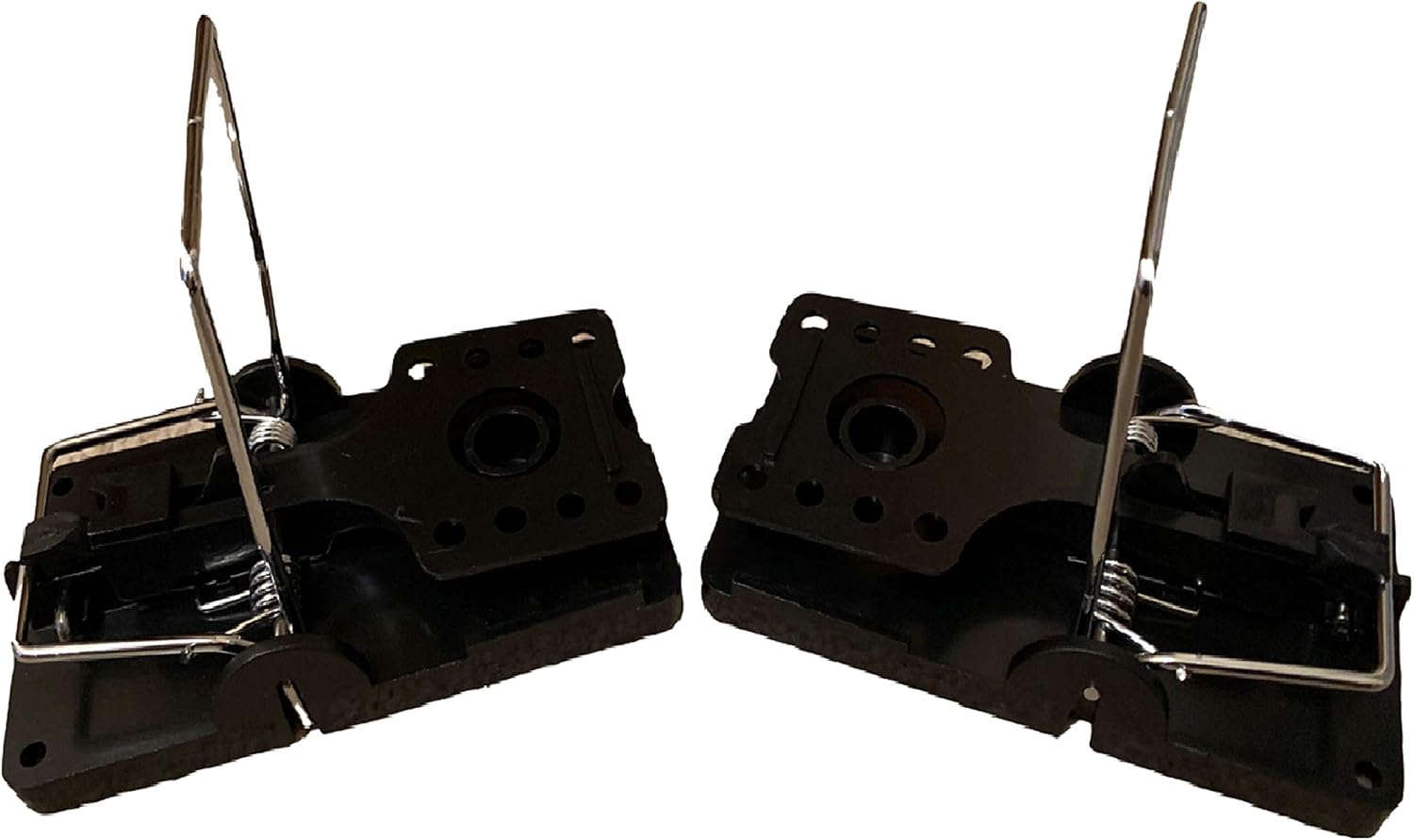 MPC ERADICATE Rat Traps that Kill Instantly - 2 Snap trap for rats indoor or outdoor killer, Black