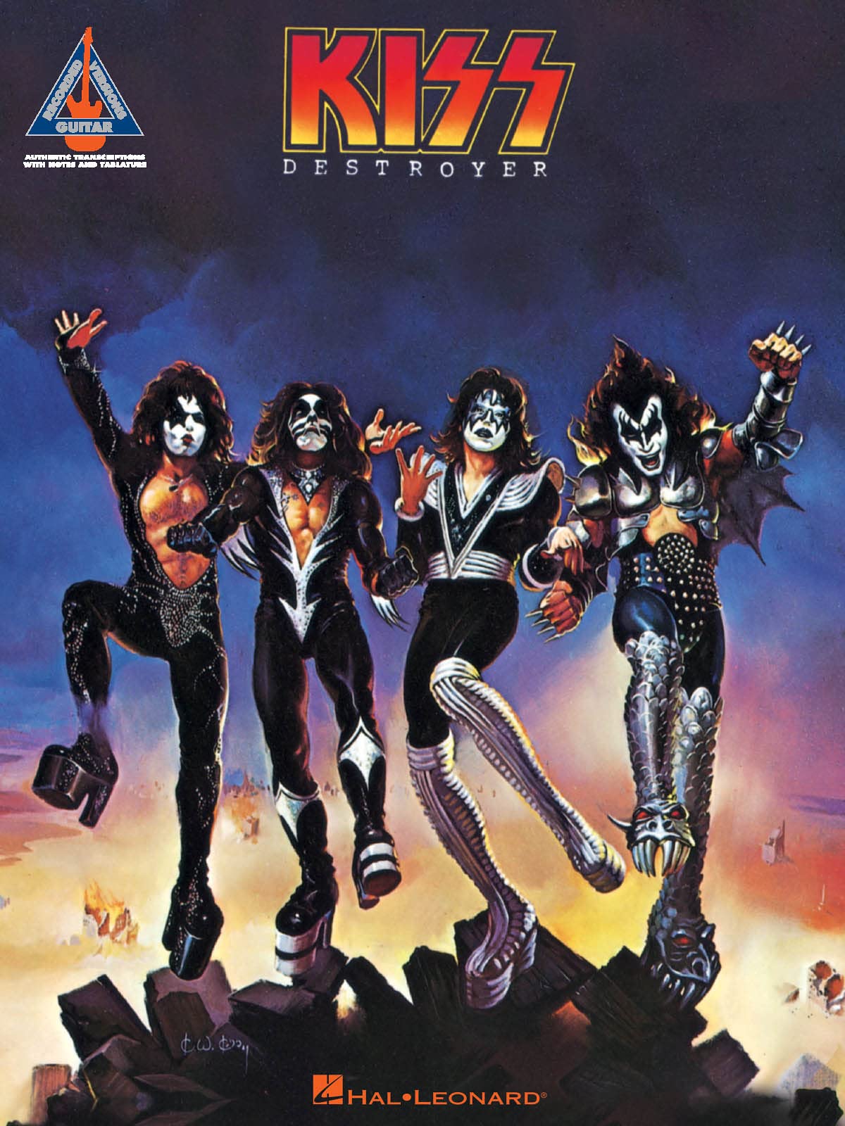 Kiss: Destroyer (Guitar Recorded Versions): Destroyer (Tab