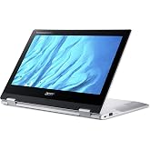 Acer Convertible Chromebook Spin 311, 11.6" HD IPS Touch, MediaTek MT8183 Processor, 4GB RAM, 32GB eMMC, Chrome OS, Silver, C