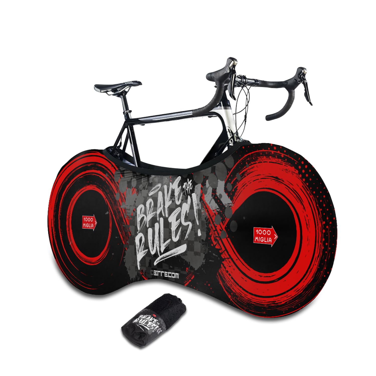 Errecom 1000 Miglia Bike Cover, Protective Bike Cover for Transport and Storage, Protects Bicycles, Cockpits, Floors and Walls from Dirt, Compatible with all Bicycles