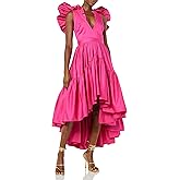 Making The Cut Womens Ruffle Dress with Flounce