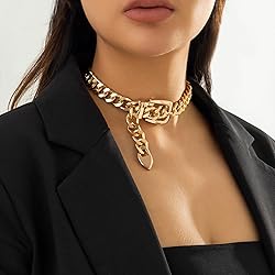Your Always Charm Chunky Gold Necklace for Women
