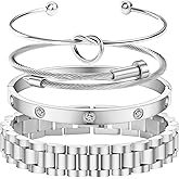 Gold Bracelets for Women Stackable Gold Bangles for Women Tennis Bracelets Bangle Cubic Zirconia 18K Gold Plated Jewelry for Gifts to Lover Girlfriend Wife Mom Sister Mother's Day Gifts Valentine Wedding Birthday