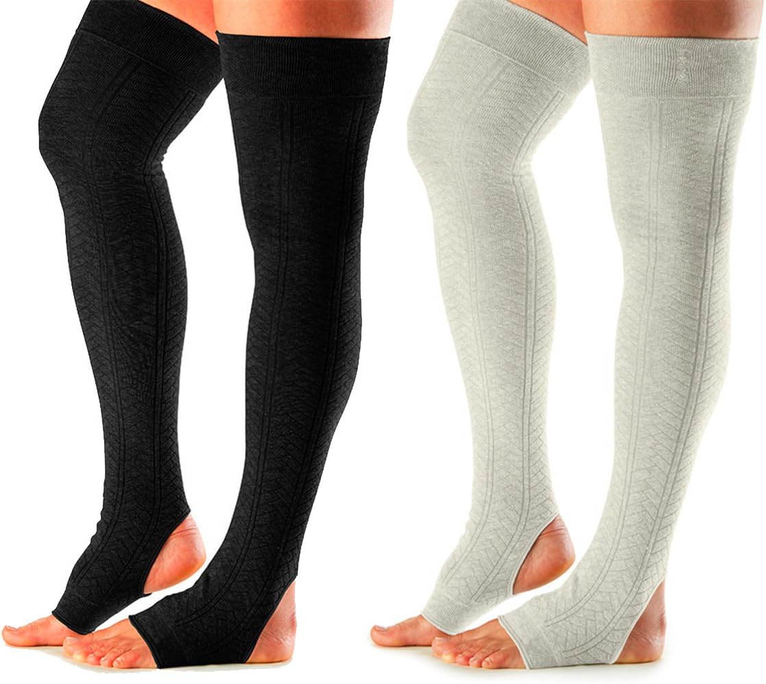 open heel leg warmers