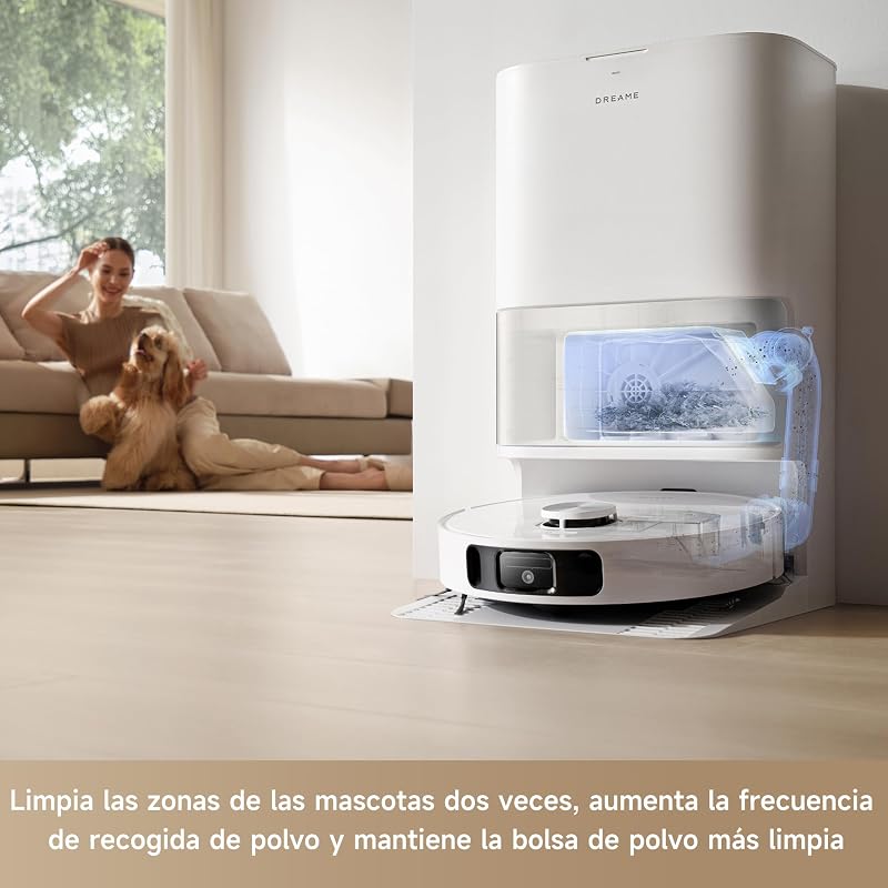 L10s Ultra Gen 2 Robot Aspirador y Fregasuelo, Succión 10.000 Pa