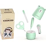 Baby Nail Clippers 4-in-1 Set by ARRNEW| New Born Essential Baby Nail Kit, Baby Nail File, Baby Nail Scissors & Tweezers | Ba