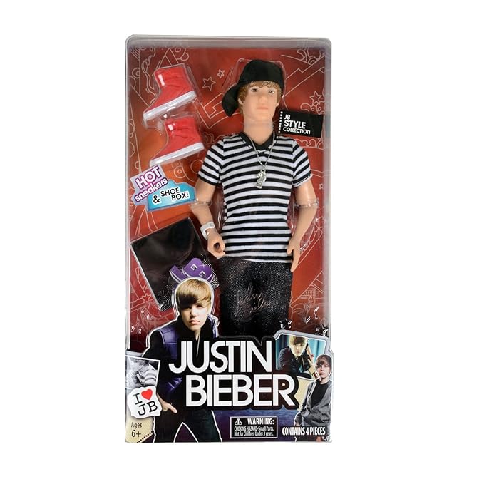 JUSTIN BIEBER JB STYLE COLLECTION WITH BLACK OUTFIT Toys