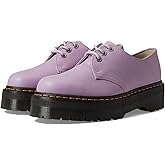 Dr. Martens Womens 1461 Quad Smooth Leather Platform Shoes