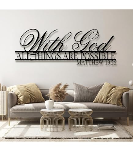 CowkissSign Letreros De Metal Cristianos Religiosos De La Biblia Con Texto En Inglés "The Lord Bless You And Keep You" Para Pared, Placa Redonda De Metal Para Decoración De Pared Para