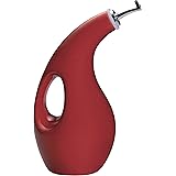 Rachael Ray Serveware Stoneware EVOO Bottle, Red