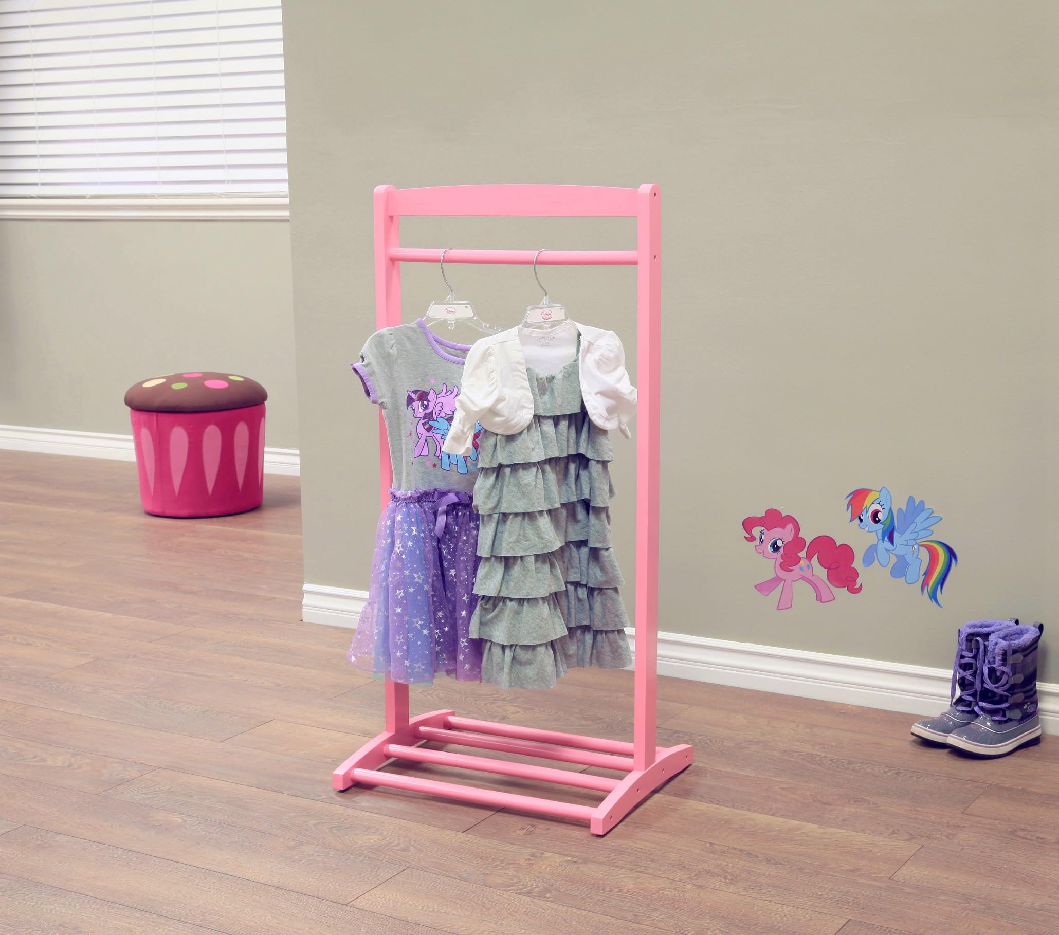 Photo 1 of Frenchi Home Furnishing Kid's Clothes Hanger, Pink