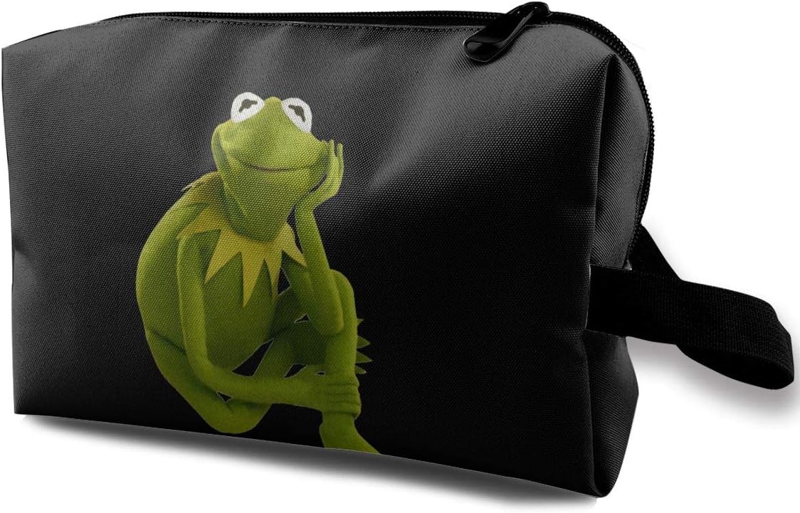 Others Kermit The Frog Toiletry Bag Multifunction Cosmetic Bag Portable Pouch for Travel Organizer Bag