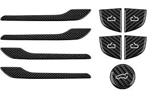 frani Exterior Door Handle Covers/Interior Door Switch Covers/Trunk Button Cover 3Pcs Black Designed for Tesla Model 3 Highland 2024-2026/Model Y Juniper 2025-2026