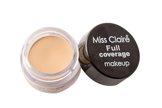 Miss Claire Full Coverage Makeup + Concealer #8, Beige, 6 g
