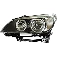 HELLA 160291011 Headlight Assembly, BMW 5-Series (E60, E61), Driver's Side, Multi