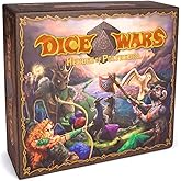 Wiz Dice - Dice Wars: Heroes of Polyhedra | PVP Skirmish Board Game for 2-4 Players | Roll Your Army &amp; Generate a Random Map, &amp; Battle | Ages 14 and Up