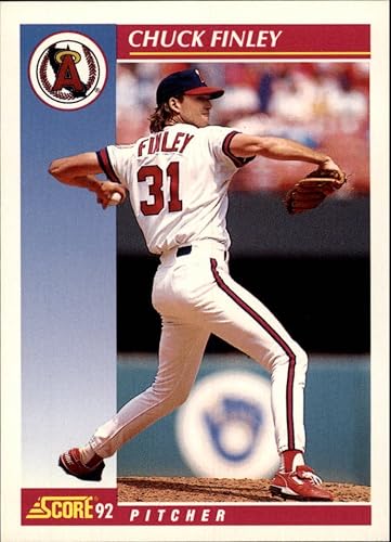 Amazon 1992 Score Baseball Card 585 Chuck Finley Mint 