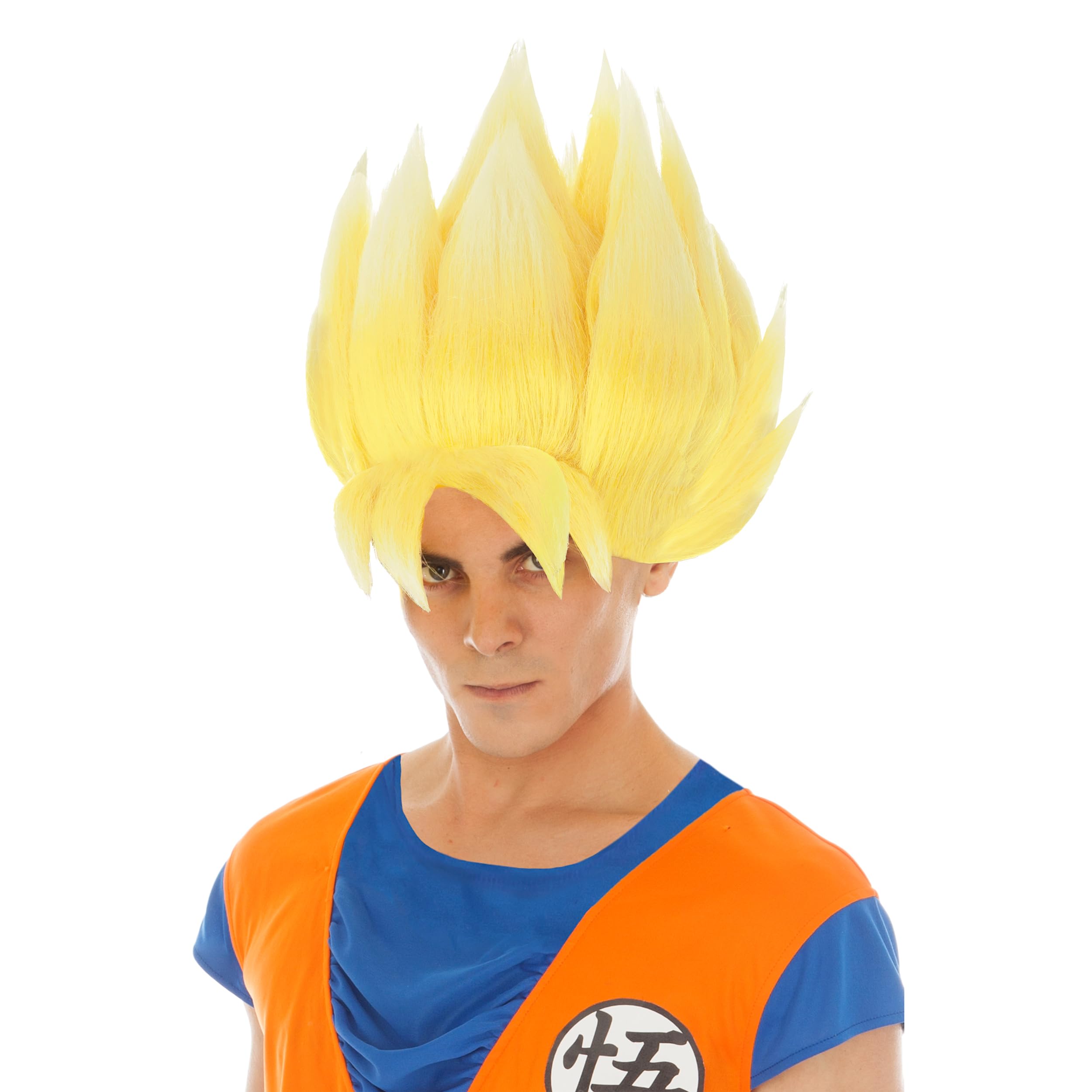 Chaks Dragon Ball Wig Goku Super Sayajin Costume Accessory yellow