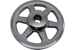 CMFG AK69-1 v Belt Pulley, 6.75 inch OD, 1 Inch Bore, Cast Iron Material, AK Single Groove v Belt Pulleys for "4L" or "A" or "3L" Belts